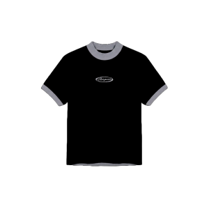 BLACK RINGER T-SHIRT
